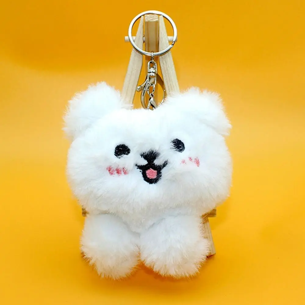 Gift Cute Bear Plush Doll Keychain Ornament Car Key Accessories Doll Schoolbag Pendant Bag Accessories Bag Keyring