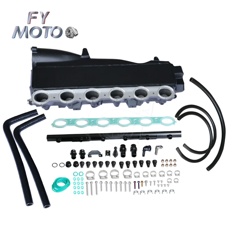 Hexagonal Top Design Cast INTAKE MANIFOLD For BMW F22 M240I F30 340I 440I 16-19 HALF CNC With Core&accessories