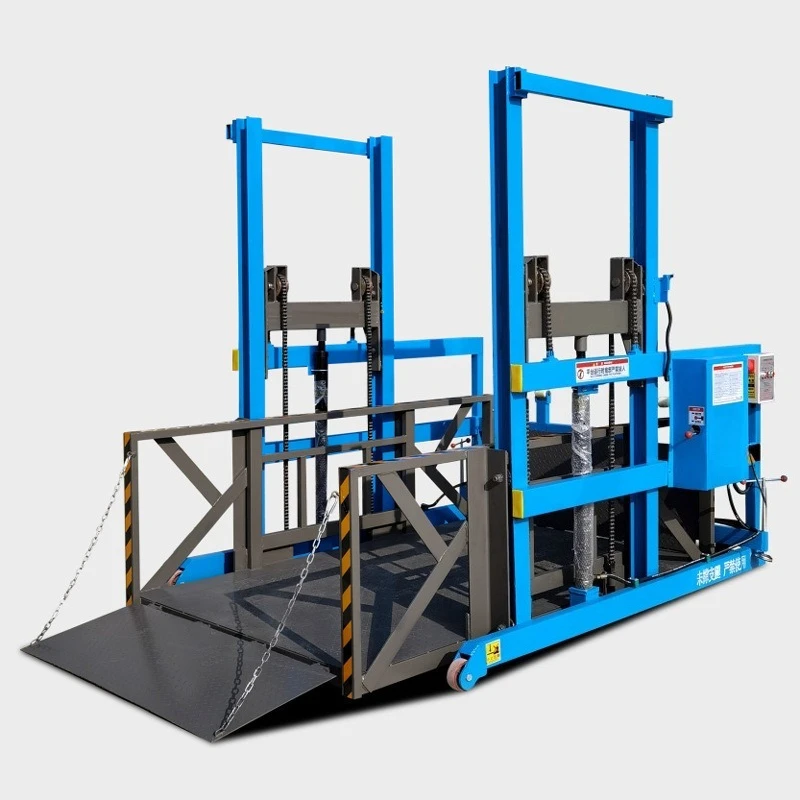 Electric loading and unloading platform 2 tons mobile lifting platform unloading lift