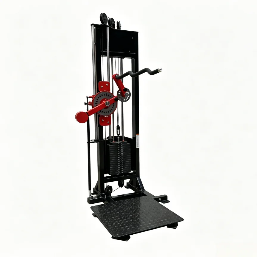 Professional Adjustable Chest Arm Exercise Machine Biceps/Triceps Flexors Standing Full-Range Arm Flexors Durable Steel