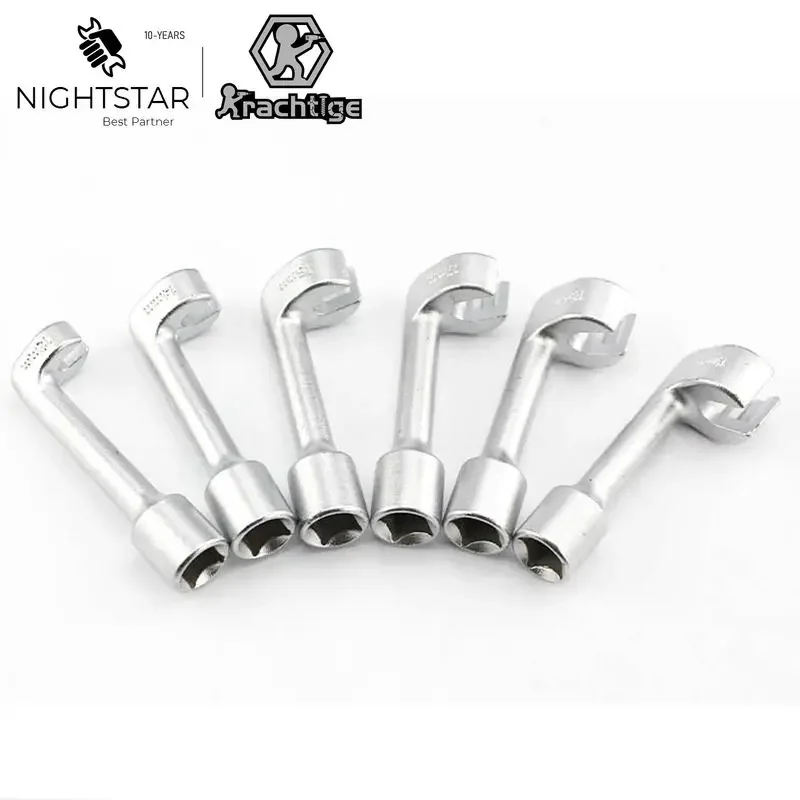 L-shaped Socket Wrench Hexagonal Fuel Line Remover Ferramentas de Reparo Automotivo para vw Bmw 12 mm 14 mm 16 mm 17 mm 18 mm 19 mm Chave Hexagonal Aberta
