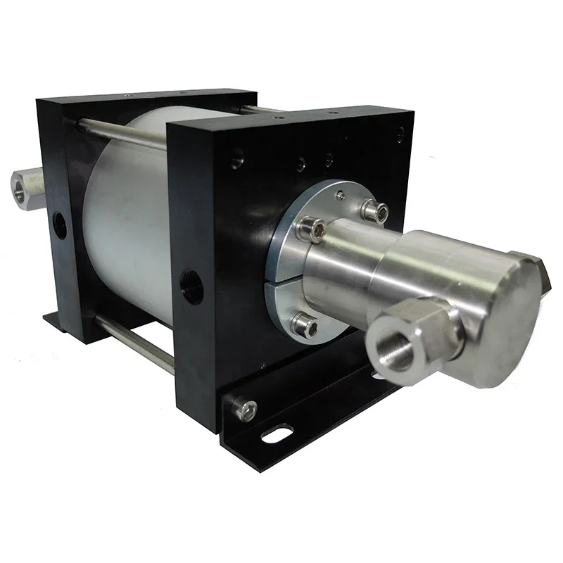 

Model: XT16 16:1 pressure rato 100-120 Bar output Double acting Haskel air driven liquid pump