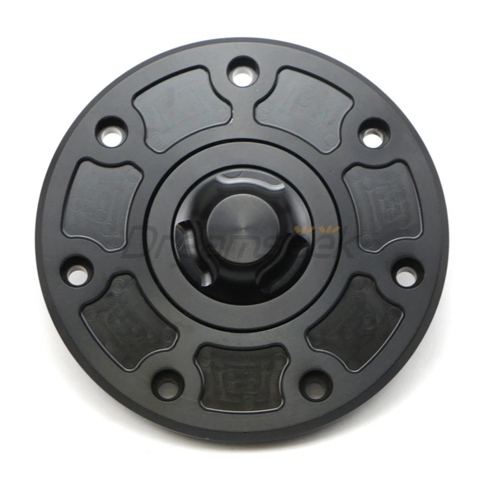 Black Aluminum Fuel Tank Cap for Kawasaki ZX-6R/ZX-9R