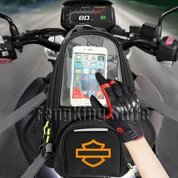 For Pan America 1250 Special 1250S/Sportster S 1250 RH1 Motorcycle Magnetic Bag Riding Bag Navigation Fuel Tank Bag Large Screen