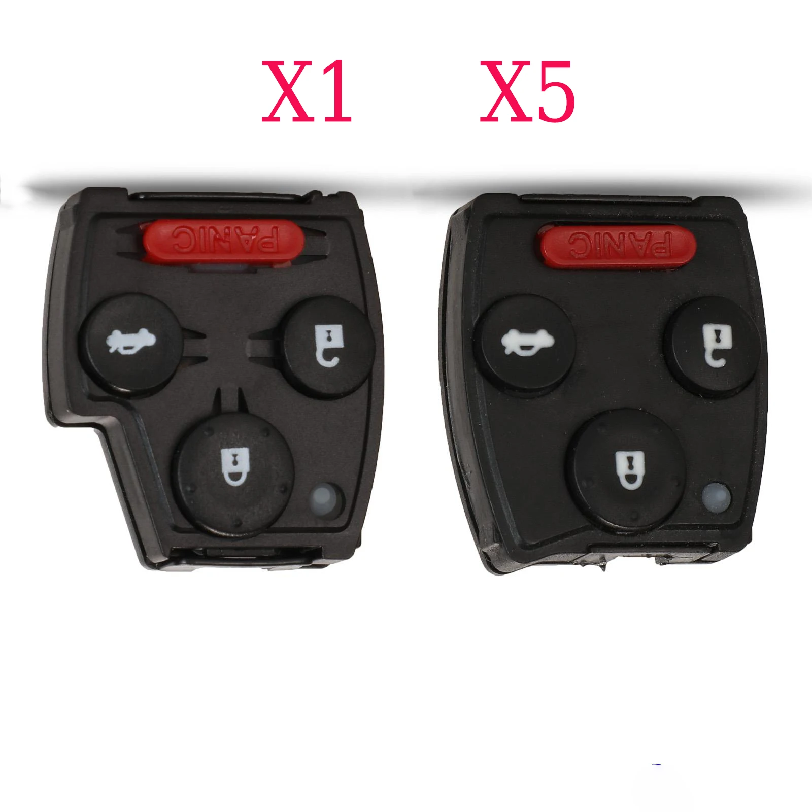 jingyuqin X1 X5 With Buttons Pad Keyless Entry Remote Car Key Fob For Honda Accord 2003 2004 2005 2006 2007