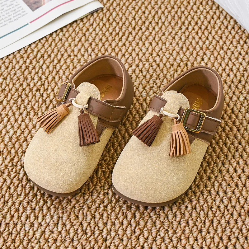 

Детские кожаные туфли из замши в стиле пэчворк, модные унисекс, для мальчиков и девочек, на плоской подошве, весенние, очаровательные, универсальные, повседневные, для малышей и детей постарше