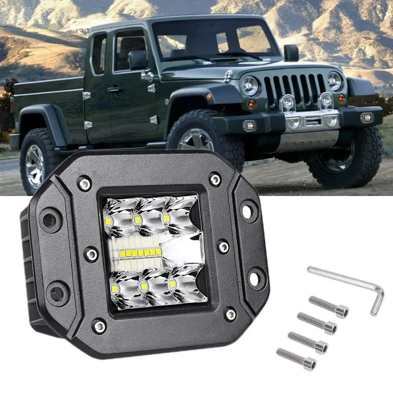 5-inch Embedded 39W Work Light Off-road Vehicle Truck LED Car Fog Light