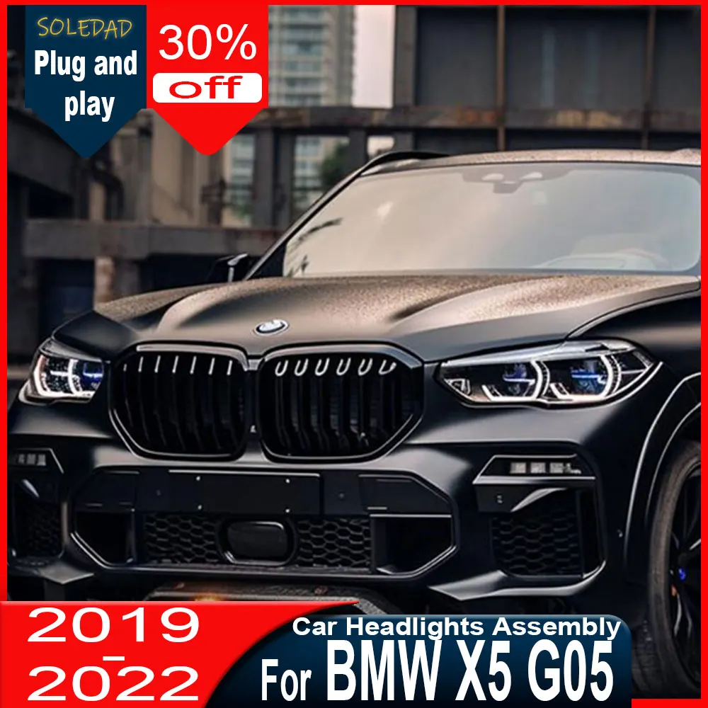 

LED HeadLamp Full LED For BMW X5 G05 Headlights 2019 2020 2021 2022 2023 DRL Assembly upgrade Dynamic Signal Accessories