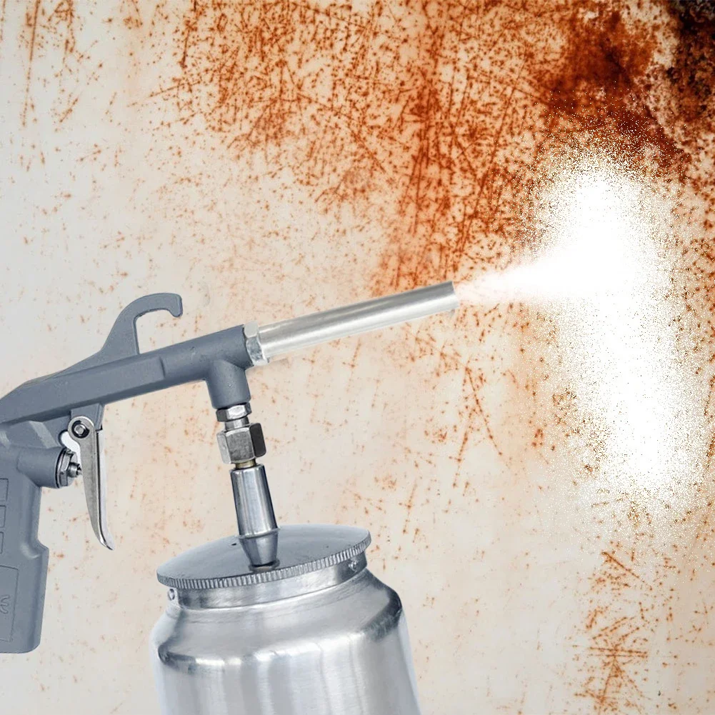 750ml Sandlasting Spray Gun Tool 2.5bar Pneumatic Portable Sandblasting Gun 1/4inch Sand Blasting Machine for Removing Rust