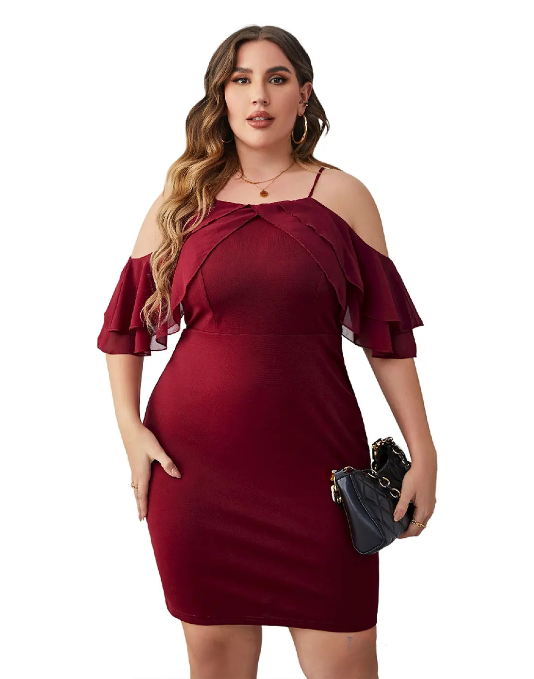 Plus Size Womens Silk Cold Shoulder Short Sleeve Bodycon Mini Dresses Ladies Slim Fit Sundresses Party Gowns Cocktail Clubwear