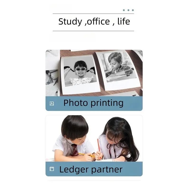 

Портативный термопринтер Clinch, мини-принтер для наклеек, фотопоиск, анализ этикеток, термопринтер, студенческий принтер с ошибками