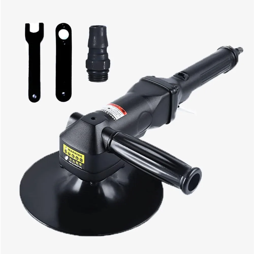 

Pneumatic Sander Heavy Duty Wet Air Sander/Polisher, Lightweight at 5.47 lbs, Adjustable Speed Up to 4500rpm Pneumatic Polisher