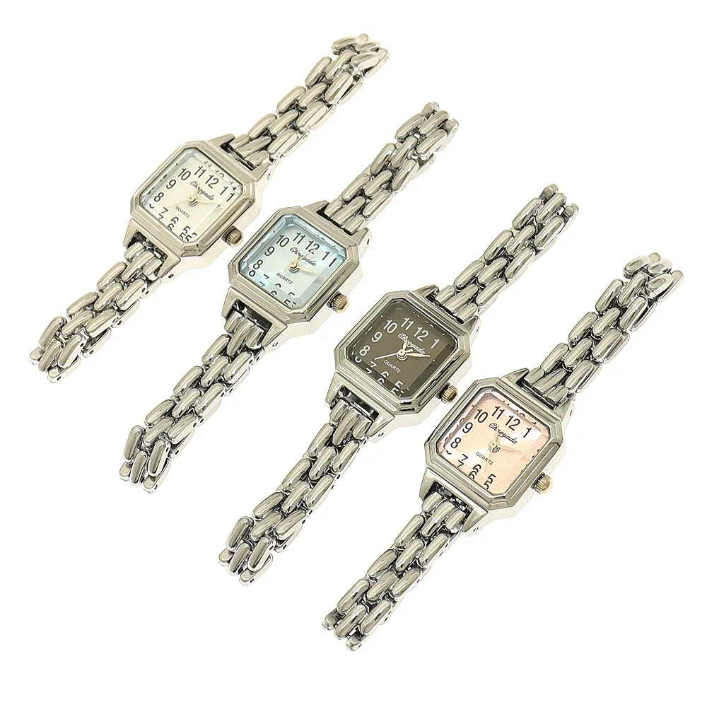 9 шт. смешанные модные золотые винтажные часы для женщин, роскошные элегантные кварцевые часы, женские браслеты, повседневные наручные часы Reloj Mujer