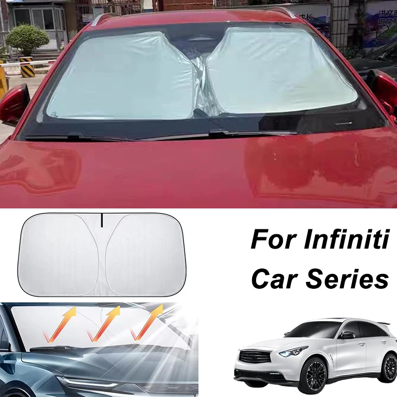 

Car Front Windshield Sunshade For Infiniti Q50 Q60 Q70 QX50 QX55 QX60 QX80 EX FX G M I30 QX4 UV Protection Sun Shade