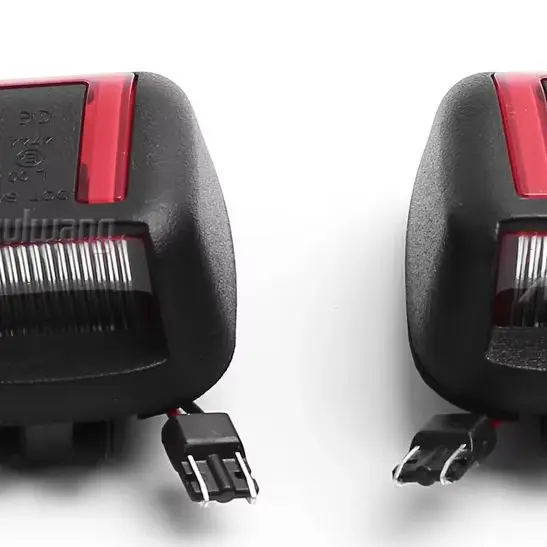LED License Plate Lights Number Plate Light Fit For Nissan Navara D40 Frontier Armada Titan Xterra Equator Car Dual Color