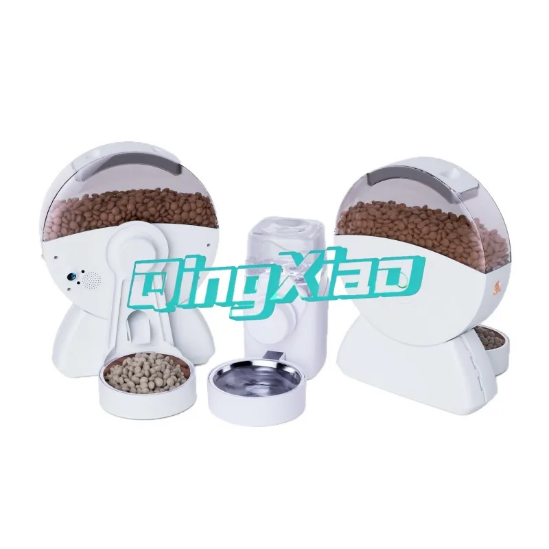 

Hanging Automatic Pet Feeder With Camera HD Video Remote Real Time Voice Communication Smart Timed Portion For Rabbit Cat Dog