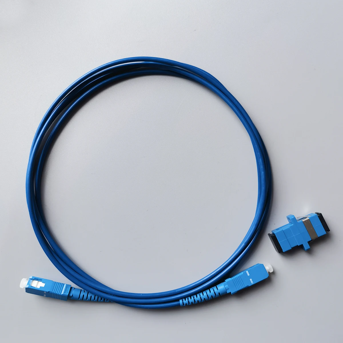 Steel Armoured Fibre Opitca SC/UPC-SC/UPC Fiber Optic Patch Cord Cable 2M/3M SM FTTH Armoured Rat-Proof Extension cable