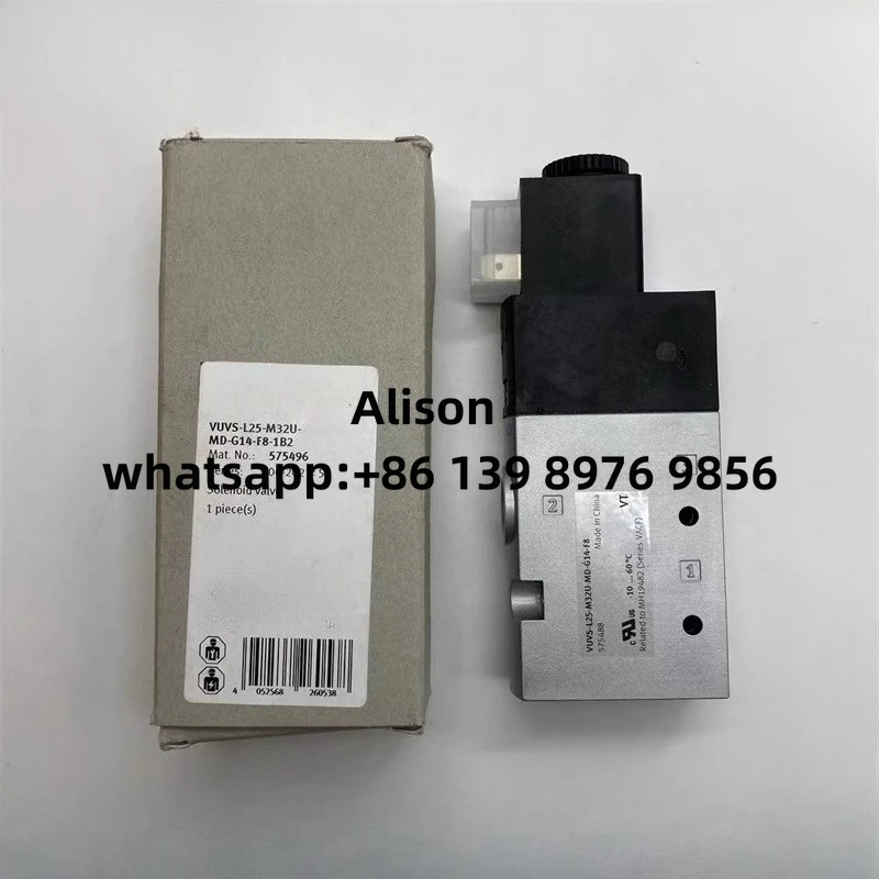 

Original solenoid valve VUVS-L25-M32U-MD-G14-F8 575488 VUVS-L25-M32U-MD-G14-F8-1C1 575492 VUVS-L25-M32U-MD-G14-F8-1B2 575496