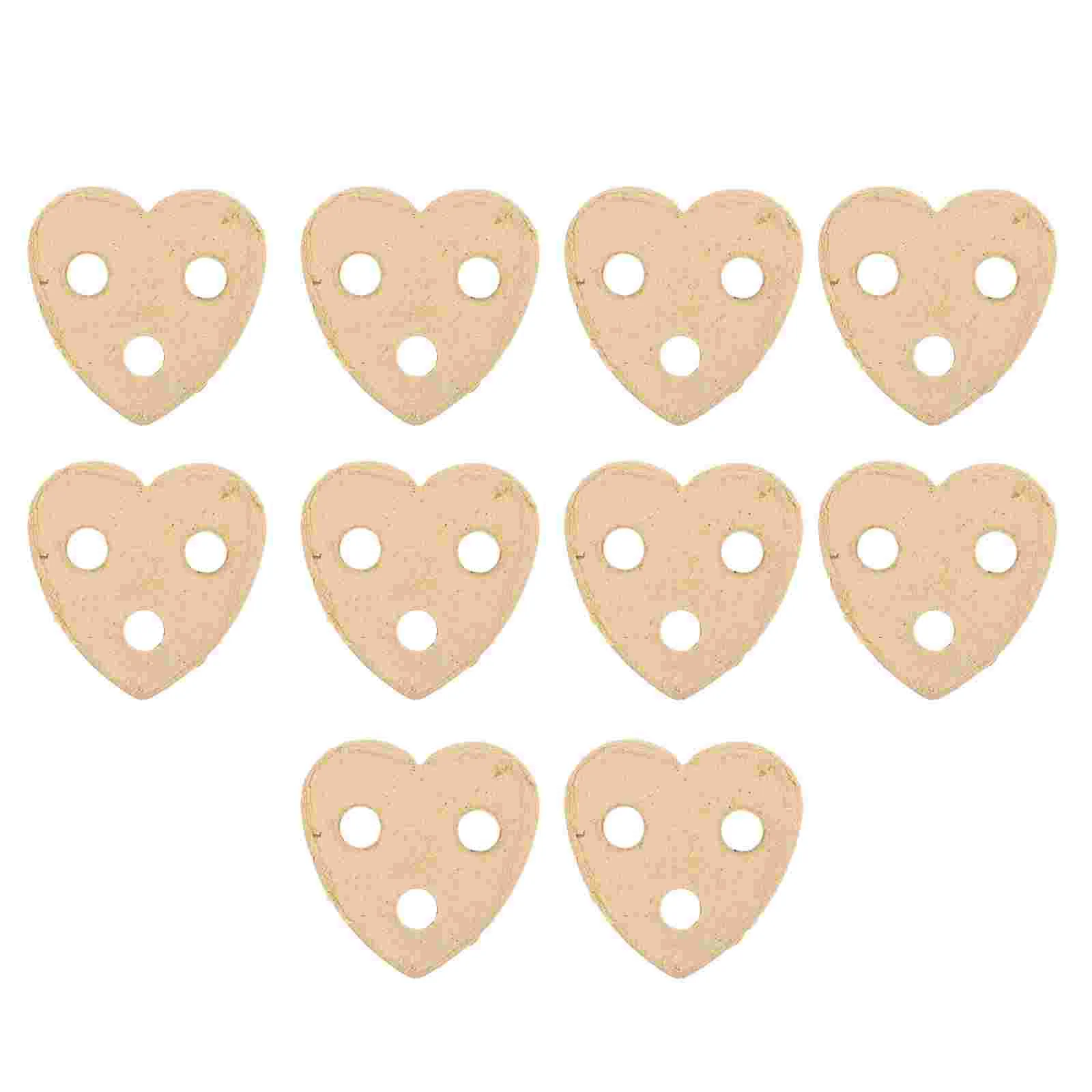 

10 Pcs Cake Chinese Pads Heart Shaped Mugwort Cakes Love Moxa Care Tool Baby