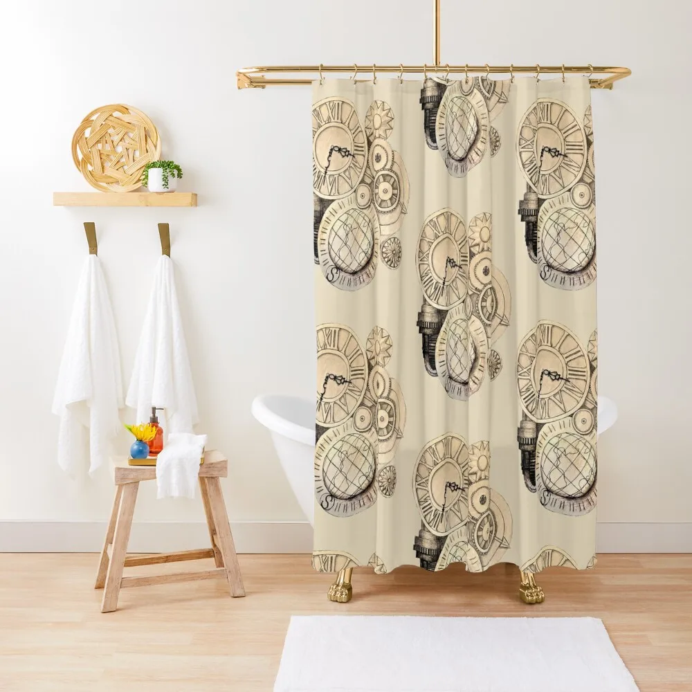 

Space and Time Shower Curtain Waterproof Shower Waterproof Shower And Anti-Mold Luxury Bathroom Elegant Bathroom Curtain