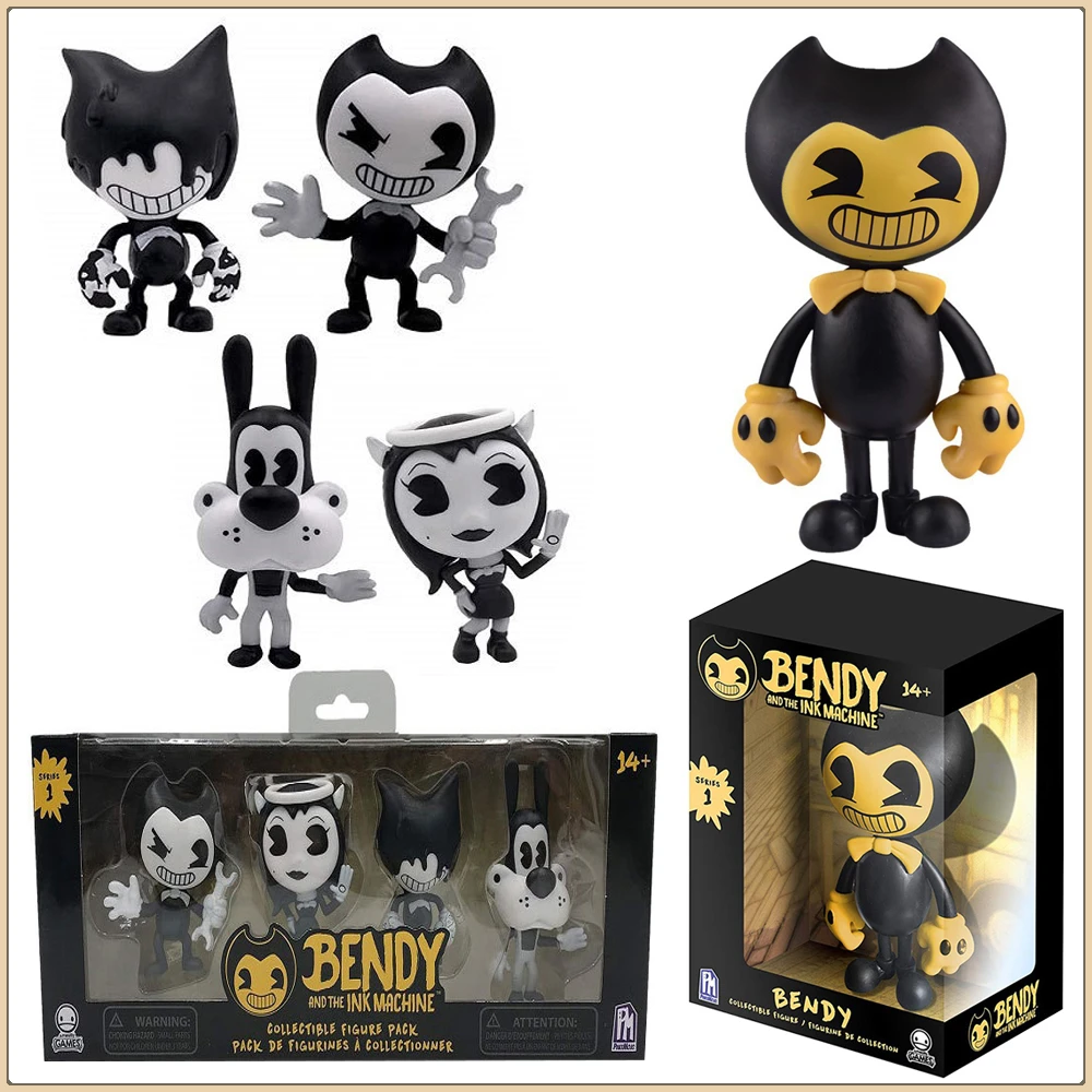 Funko Pop Bendy and The Ink Machine Action Figures Adventure Thriller Game Character Boris Cartoon Model Ornament Child Gift Toy