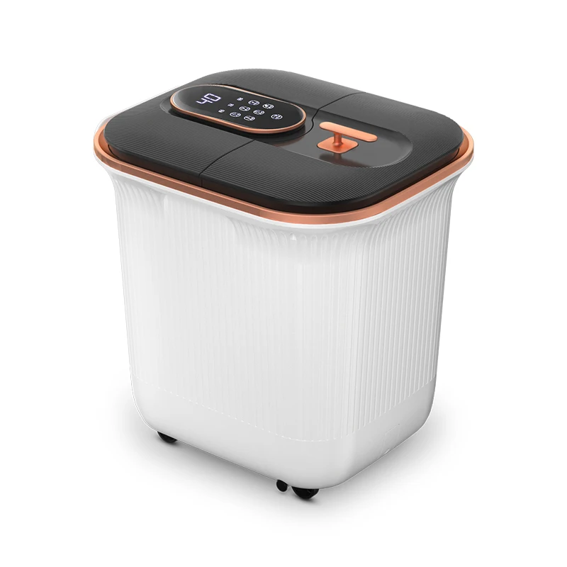 

Расслабляющий паровой массажер для ног, индивидуальный АБС-пластик, удобный массажер для ног икр, 110-220 В