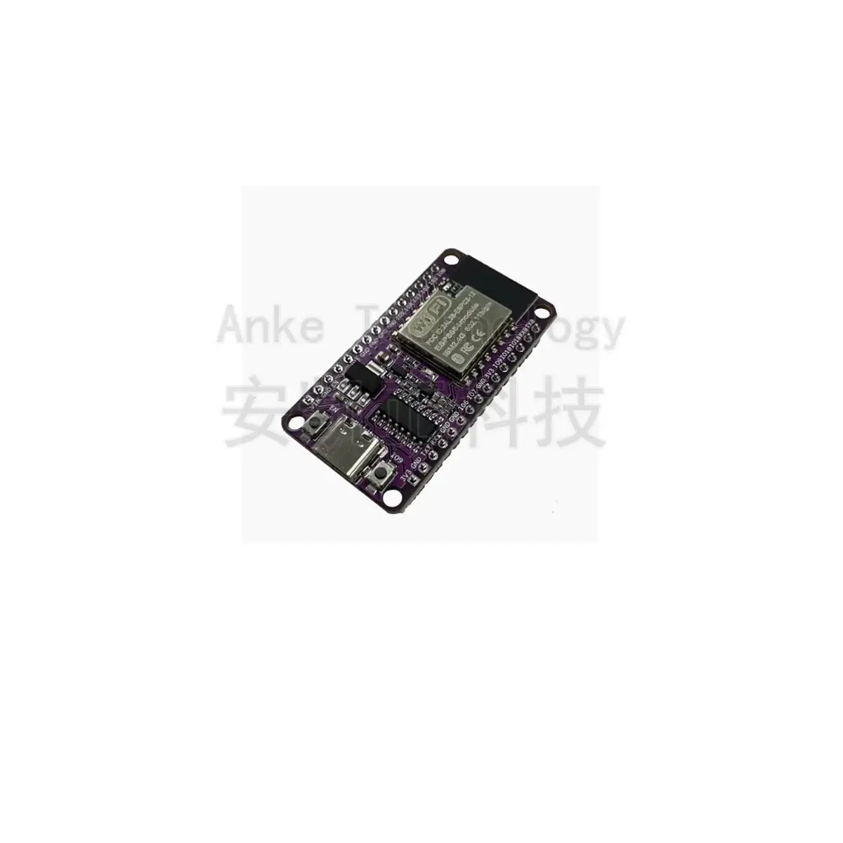 

Плата разработки ESP32-C2 оснащена модулем ESPC2-12, совместима с ESP8684-DevKitM-1.