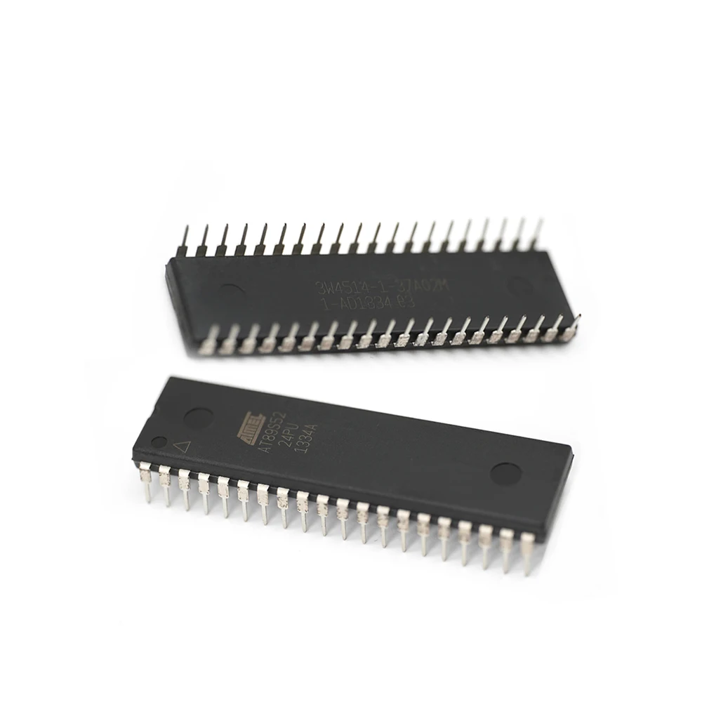 

Original AT89S52-24PU 8051 89S Microcontroller IC 8-bit 24MHz 8KB (8K x 8) Flash 40-PDIP AT89S52 MCU Chip