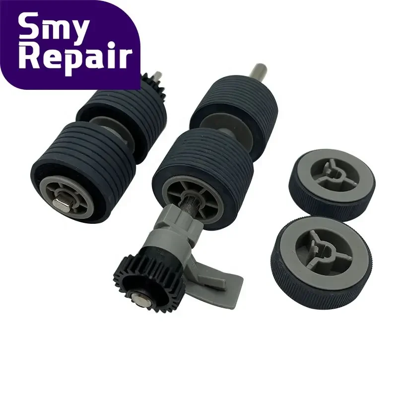 

1SETS WJ20210320 Feed Roller unit For Fujitsu FI640 FI6400 FI6800 LAFI780 LA7800 FI7900 Scanner paper pickup roller Copier Parts