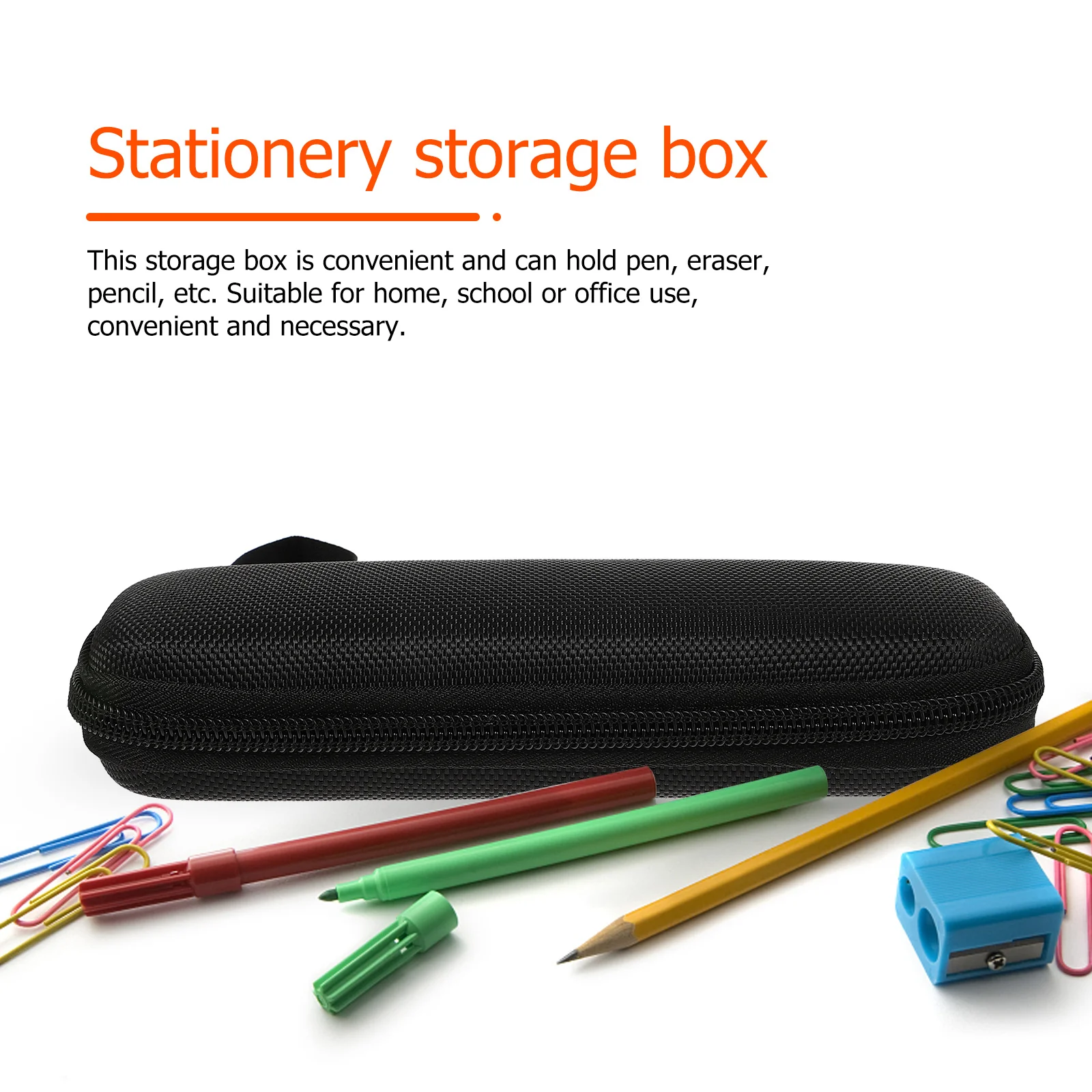 

Pen Bag Box Durable Lightweight Stationery Pouch For Dictionary Translation Pen Students Teachers Travel Portable Organizer