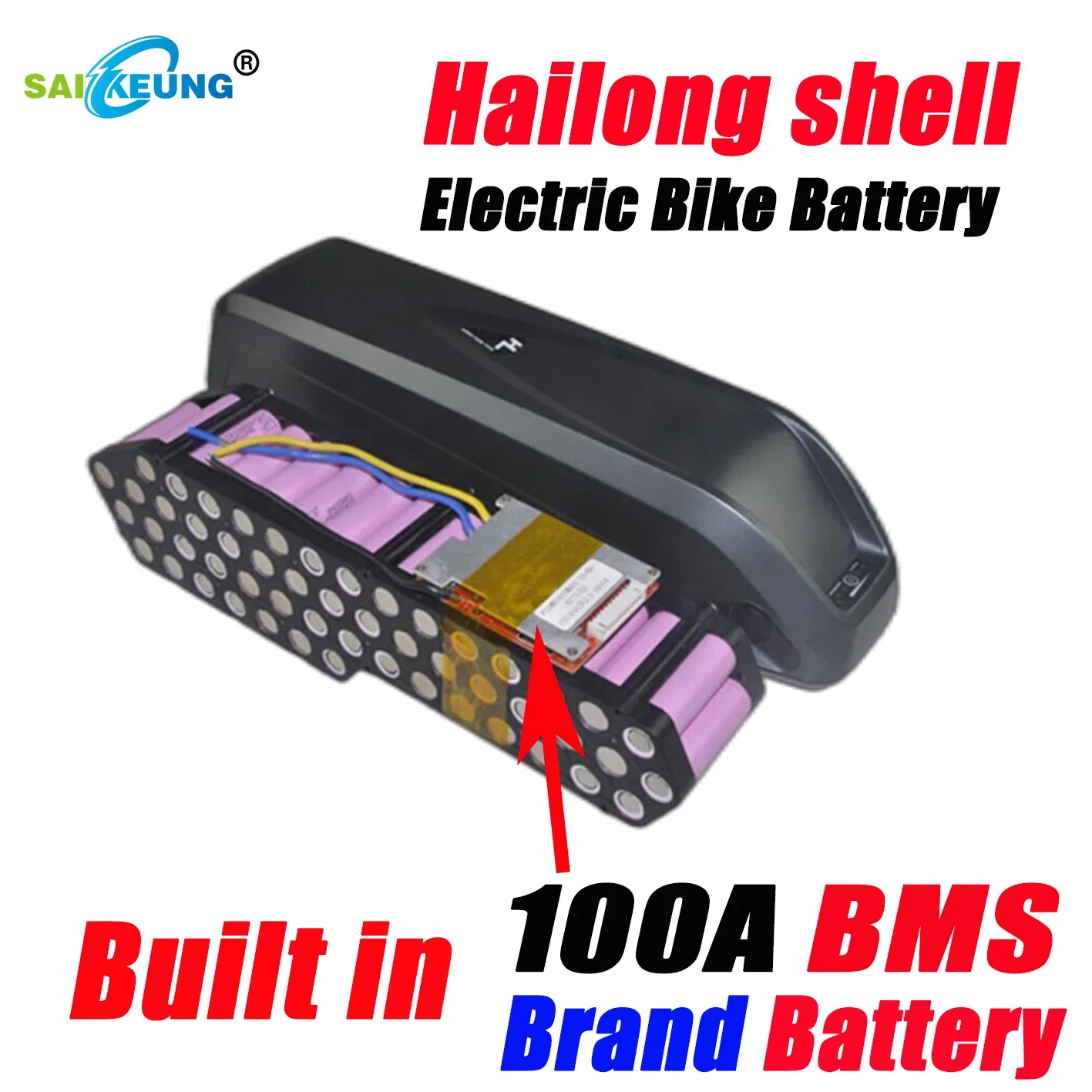 Hailong 36 48 52V 60 72v Electric Bicycle Ncr18650b 13s5p Ebike 750w Motor 20 30 35 40 50 60ah E Bike Akku 2000w Lithium Battery