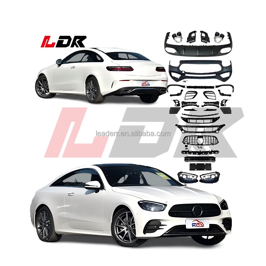 New High Quality E-Class Coupe (C238) W238 Bodykit Bumper 2016-2020 Upgrade E63/E65 W238 2025 Bolt-On Universal