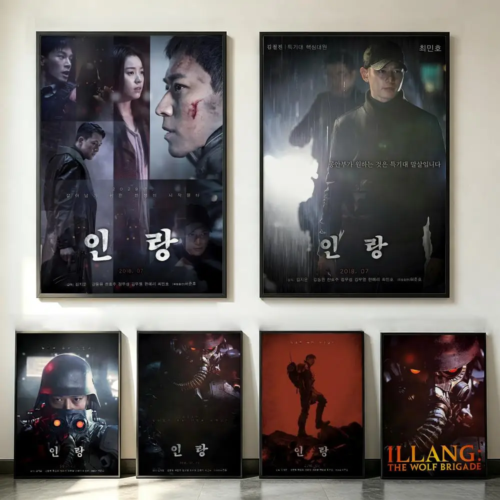 movie Illang: The Wolf Brigade Poster Poster HD Trendy SelfAdhesive Wall Art Print For Living Room Bedroom Dorm Office Home Gift