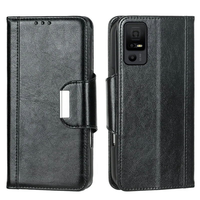 

Magnetic skin leather card Slot Wallet Cover For TCL 40 NxtPaper 5G X XE 406 408 403 405 4036 406s 40R shockproof phone Case