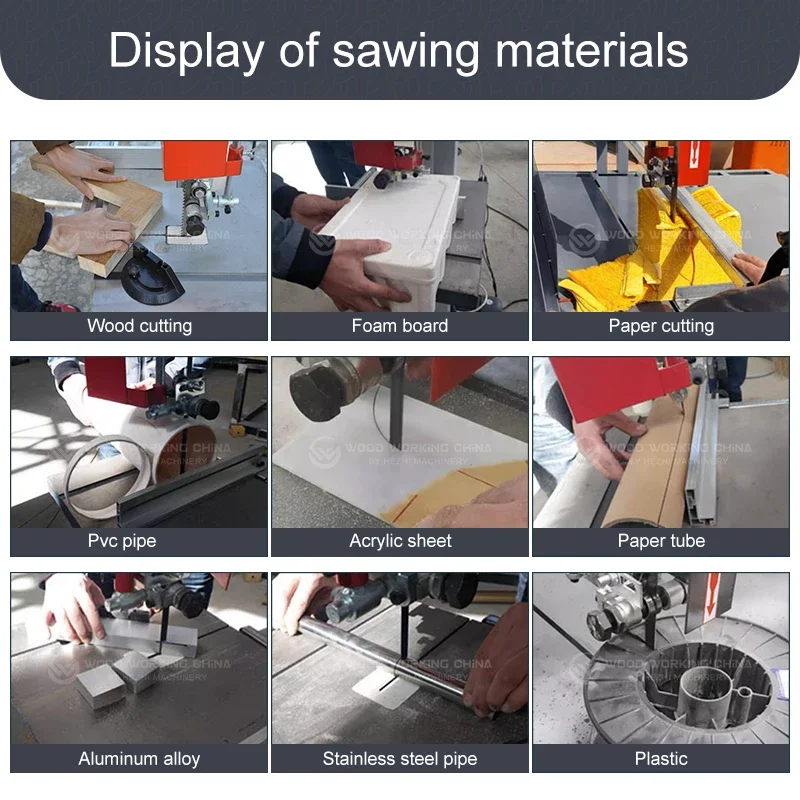 High Precision Vertical Band Saw - Industrial Metal and Wood Cutting Band Saw