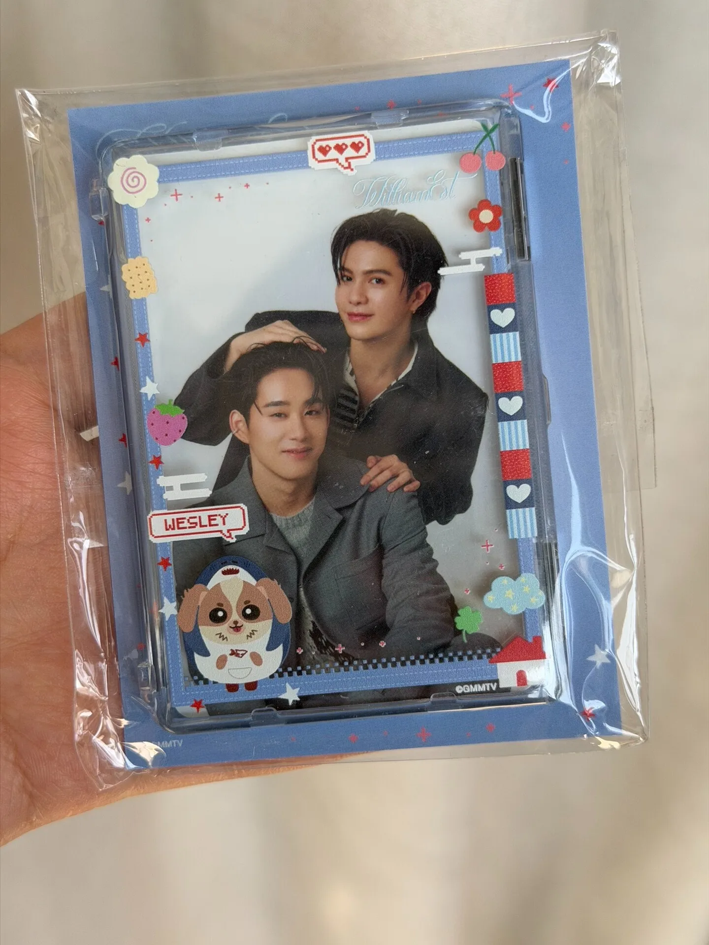 

Official Gmmtv Thai Star Geminifourth Williamest Pondphuwin Joongdunk Taynew Offgun Milklove Nantam Film Magsafe Card Holder