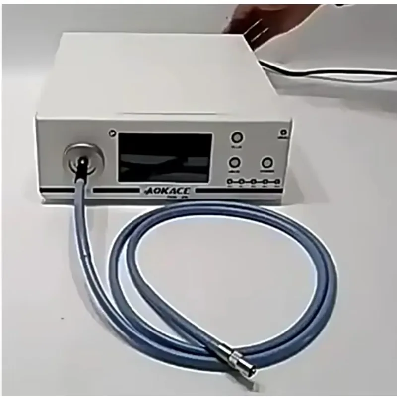 Medical Endoscope Cold Light Source Fiber Cable, Φ4x1800-3000mm Autoclavable Surgical Microscope Light Cord