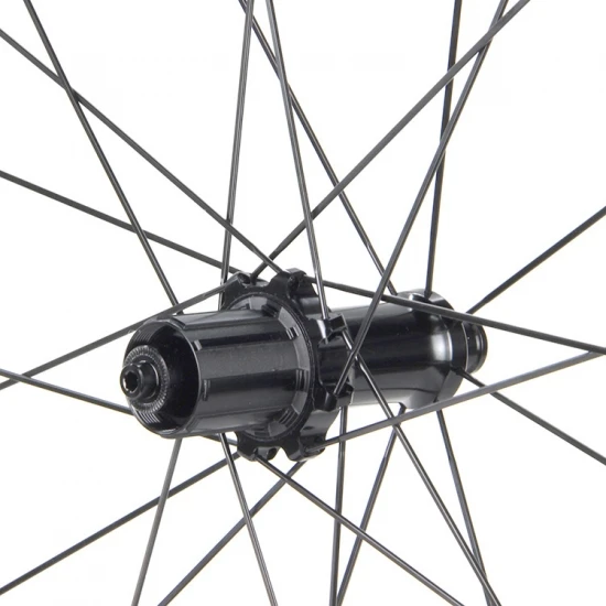 700C 45mm Tubeless Carbon Wheels, 24-hole UD matte carbon rim, 350 hub durable lightweight road bicycle upgrade parts
