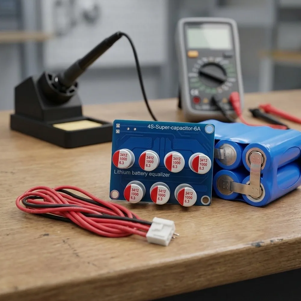 active For equalizer module designed for DIY power equipment energy storage and battery refurbishment projects 45x36mm size