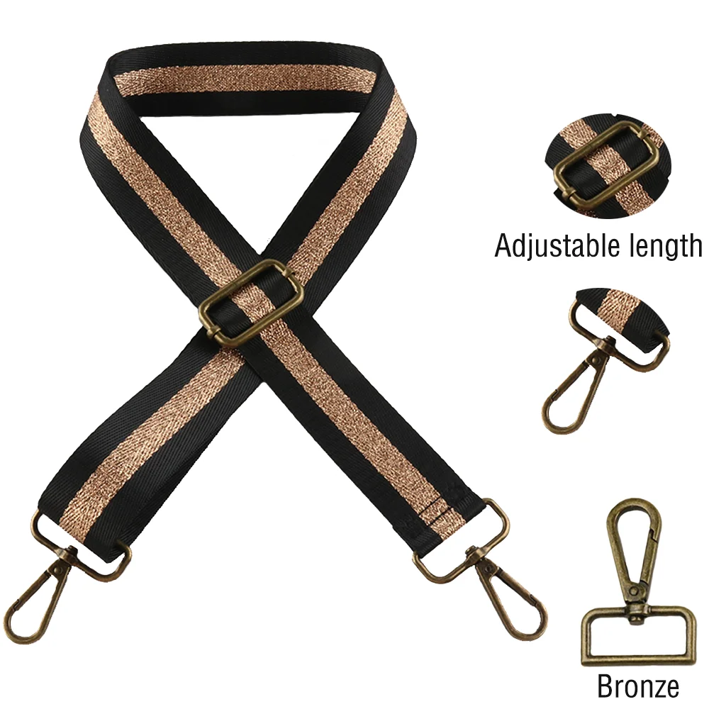 

3.8CM Nylon Shoulder Strap Diy Exquisite Embroidery Universal Fashionable Durable Precision Woven Diagonal Shoulder Strap