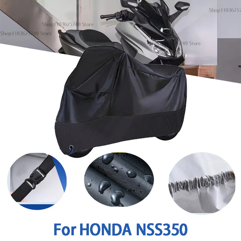 

Motorcycle Full Covers For HONDA NSS350 Car Outdoors Sun Protection Dust No Ear Thickened Oxford Clothcover Accessories