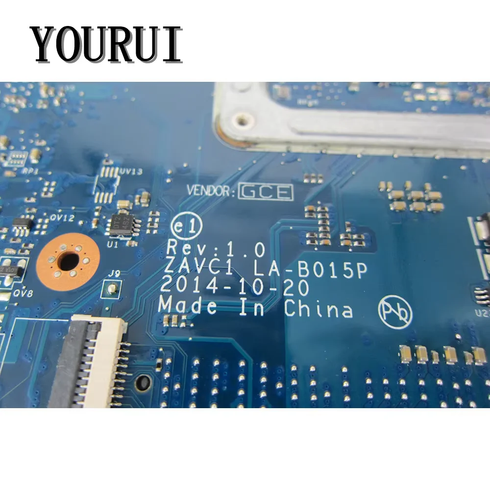 

For DELL Inspiron 14 5448 15 5548 Laptop Motherboard with I3/I5/I7 5th Gen CPU and 4GB R7 M270 GPU Mainboard ZAVC1 LA-B015P