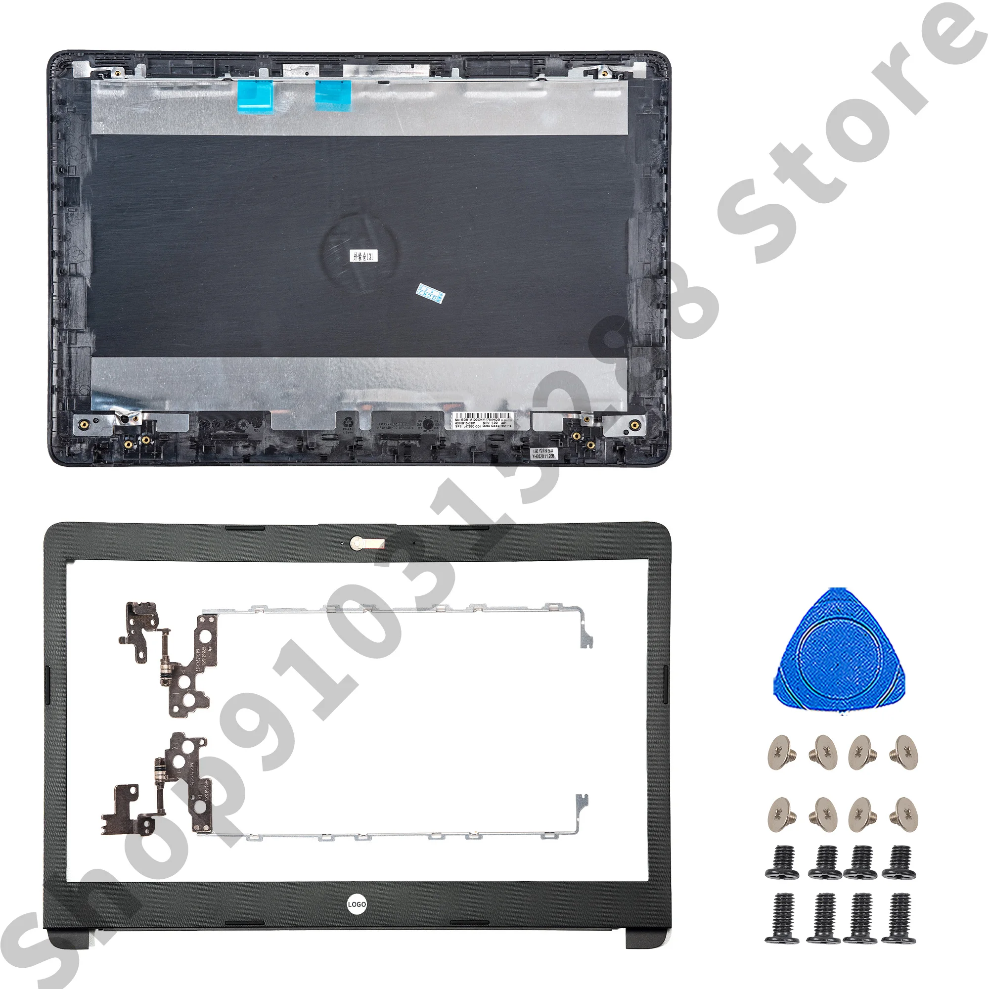 

Black Back Cover+Bezel+Hinges For 14-CK 14-CM 14-DG 14Q-CS 240 G7 245 G7 246 G7 Plastic Top Lid L47552 Repair 14inch