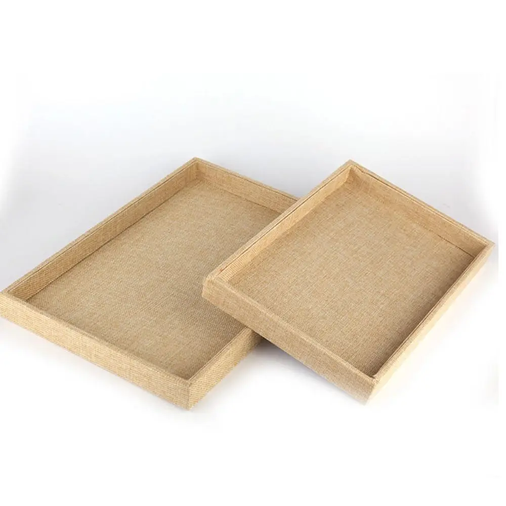 

Large Capacity Velvet Jewelry Tray Necklaces Fashion Jewelry Storage Box Bracelets Organizer Jewelry Display Holder