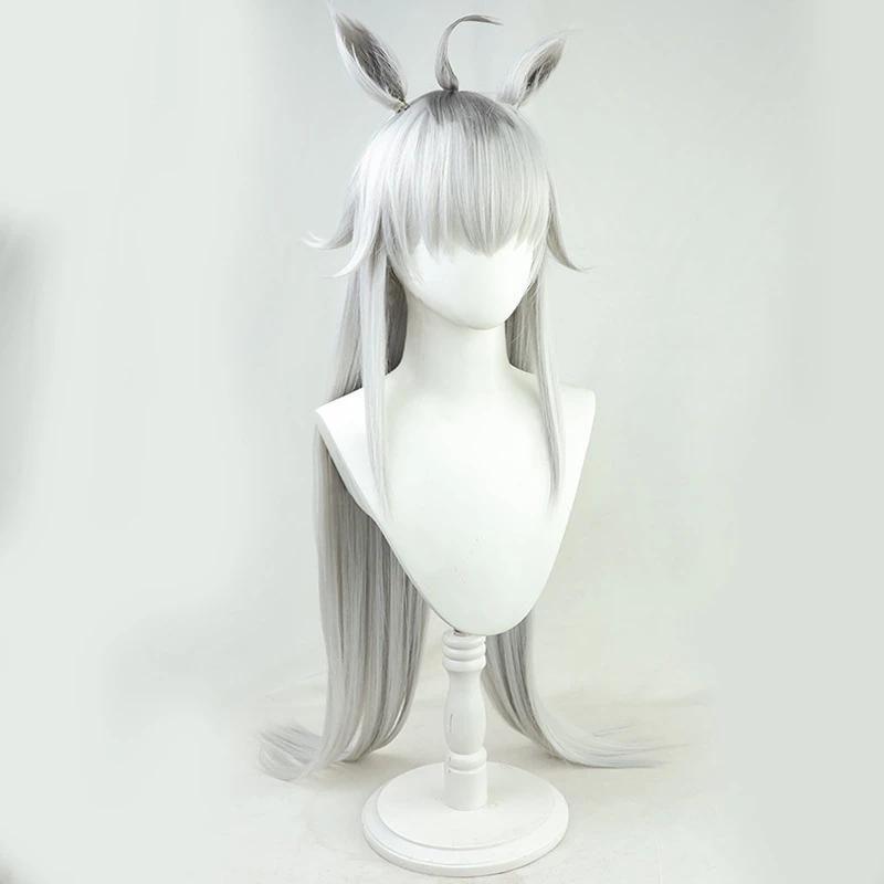 En Stock or bateau Oguri casquette Cosplay perruque jeu Uma Musume jolie Derby Cosplay perruque cheveux synthétiques fibre résistante à la chaleur + bonnet de perruque