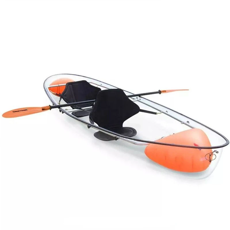 Polycarbonate crystal transparent canoe glass perspective transparent kayak wholesale for sale