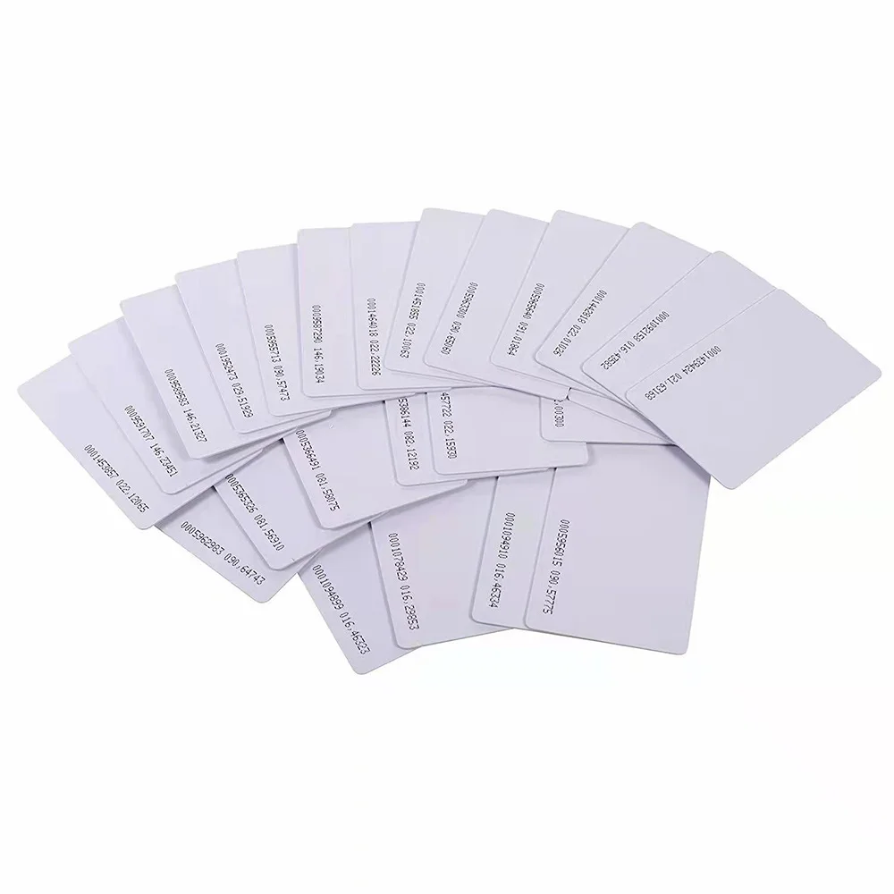 5/10pcs Smart Chip Em4100 Read-only Card Access Authorization Id 125khz Keychain Tag Tk4100 Badge Token Not Written Label