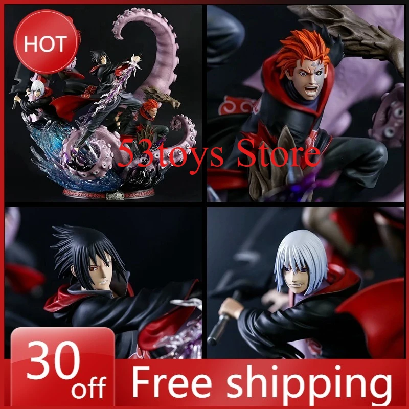

43cm New NARUTO Anime Figure Taka Hebi Perimeter PVC Model Collect Statue Desktop Decoration Ornaments Kids Birthday Gifts Toys