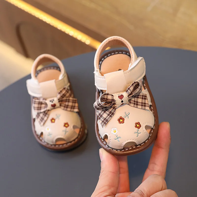 Summer New2024Little Girl Sandals Girl Calls Toddler Shoes