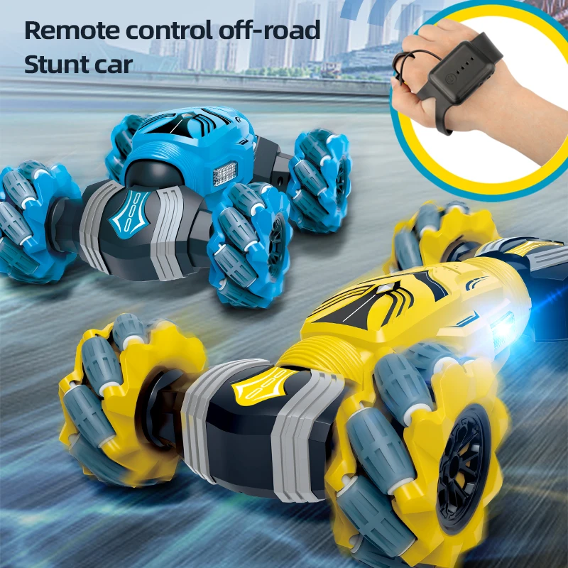 

Dual Mode Remote Control Stunt Car Toy Twisting Drifting Vehicle Gesture Induction 2.4 G Radio Control Car Gifts Toys For Boys